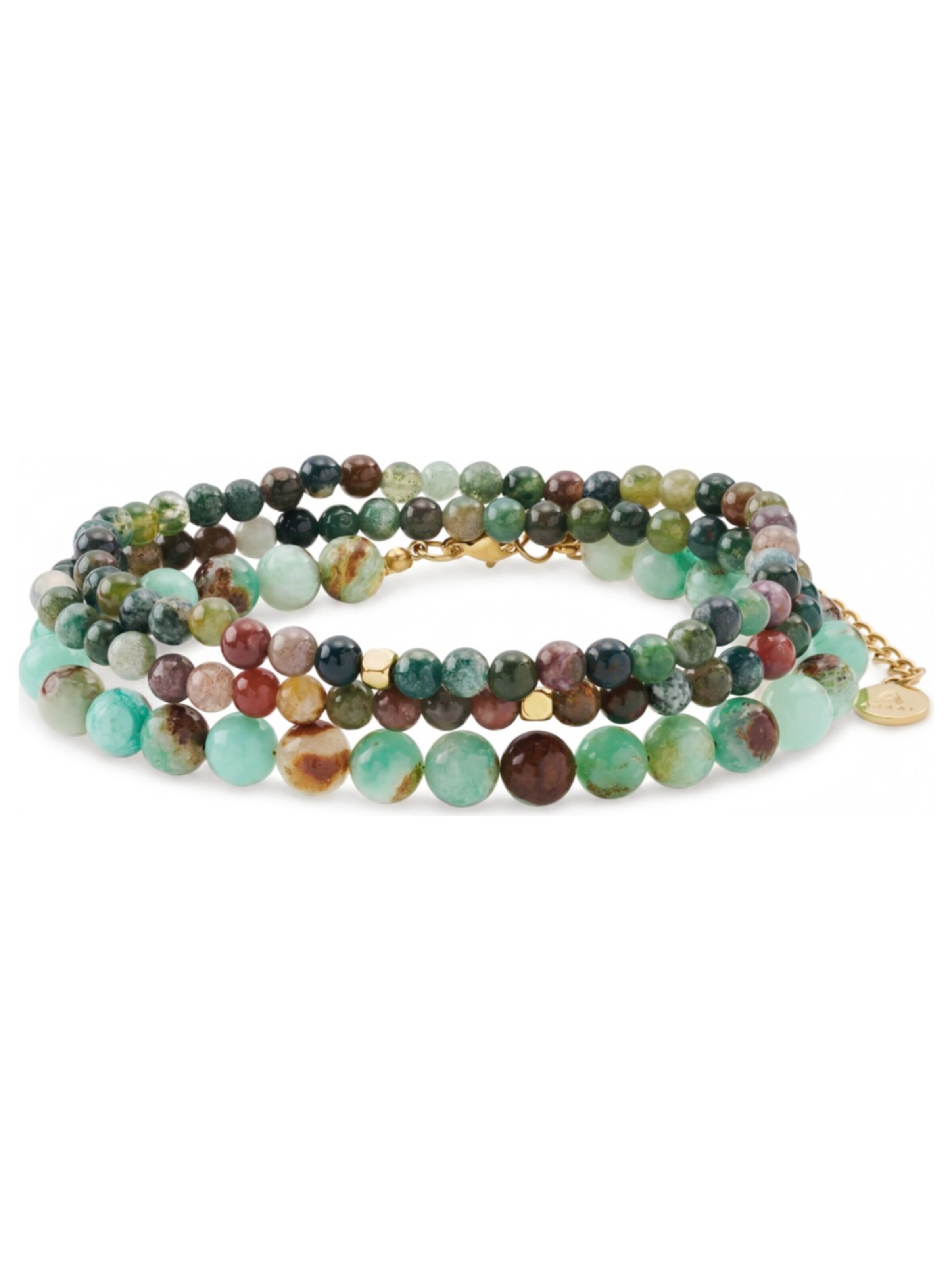 Arkai Armband 'Mediterranean' in One Size in de kleur Groen, Productweergave