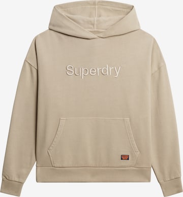 Sweat-shirt Superdry en gris : devant