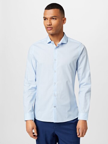 BURTON MENSWEAR LONDON - Slim Fit Camisa clássica em azul: frente