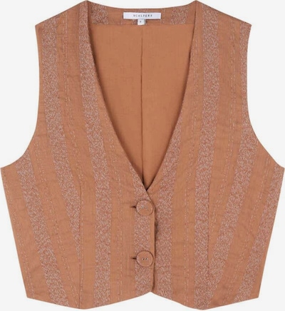 Scalpers Suit vest 'Baz' in Brown, Item view