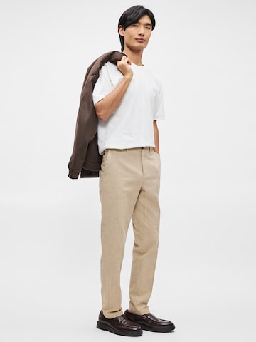 Coupe slim Pantalon à plis 'STUART' SCOTCH & SODA en beige