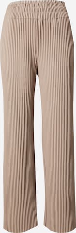 Wide Leg Pantalon 'Alisa' Y.A.S en beige : devant