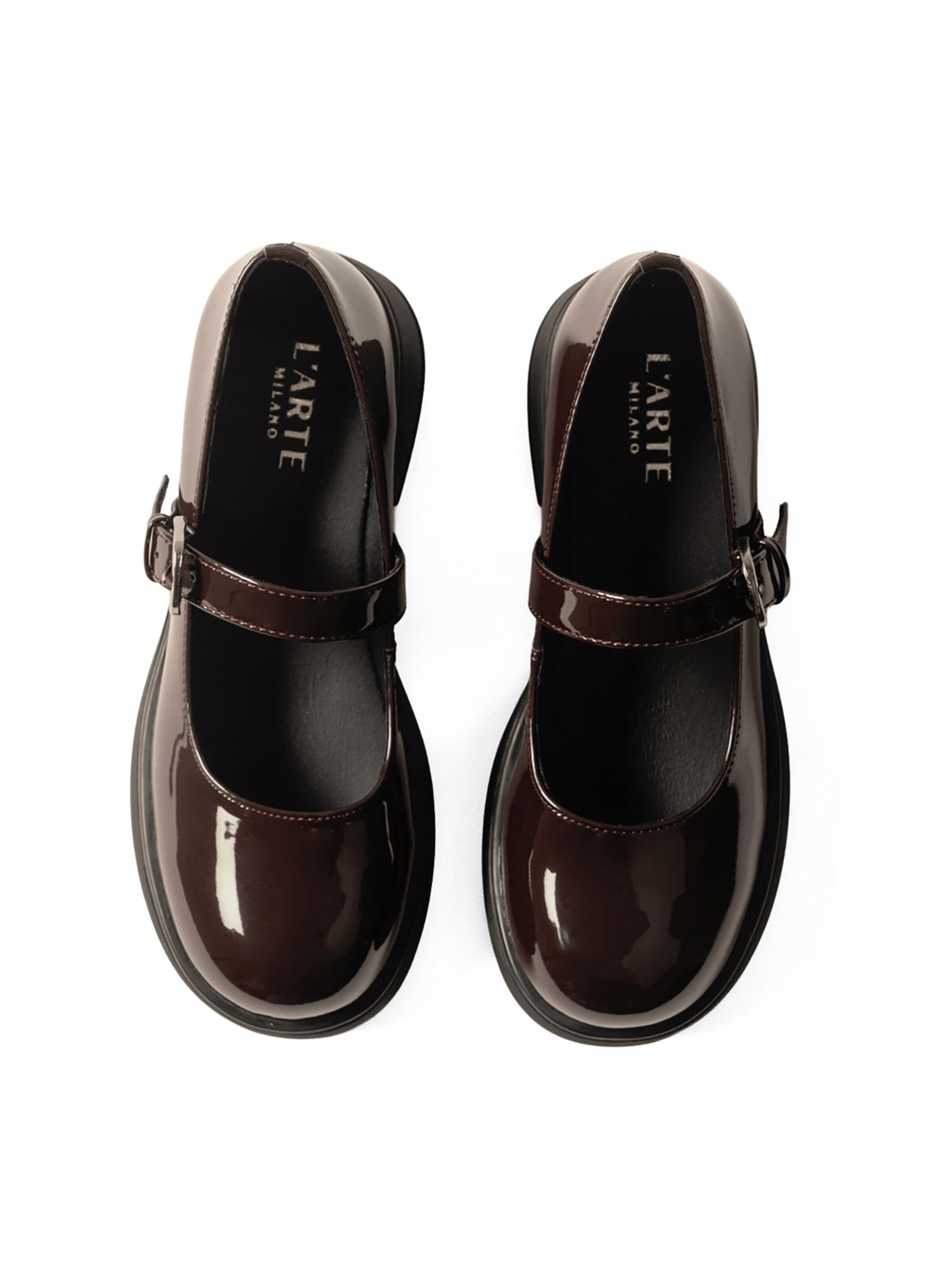L'Arte Milano Classic Flats in Red