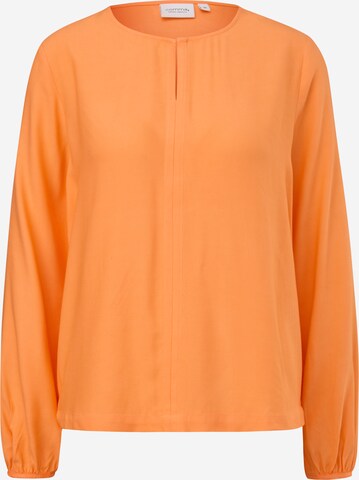 comma casual identity Blouse in Oranje: voorkant