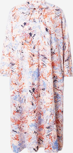 Masai Robe-chemise 'Nishat' en crème / bleu clair / orange / pitaya, Vue avec produit