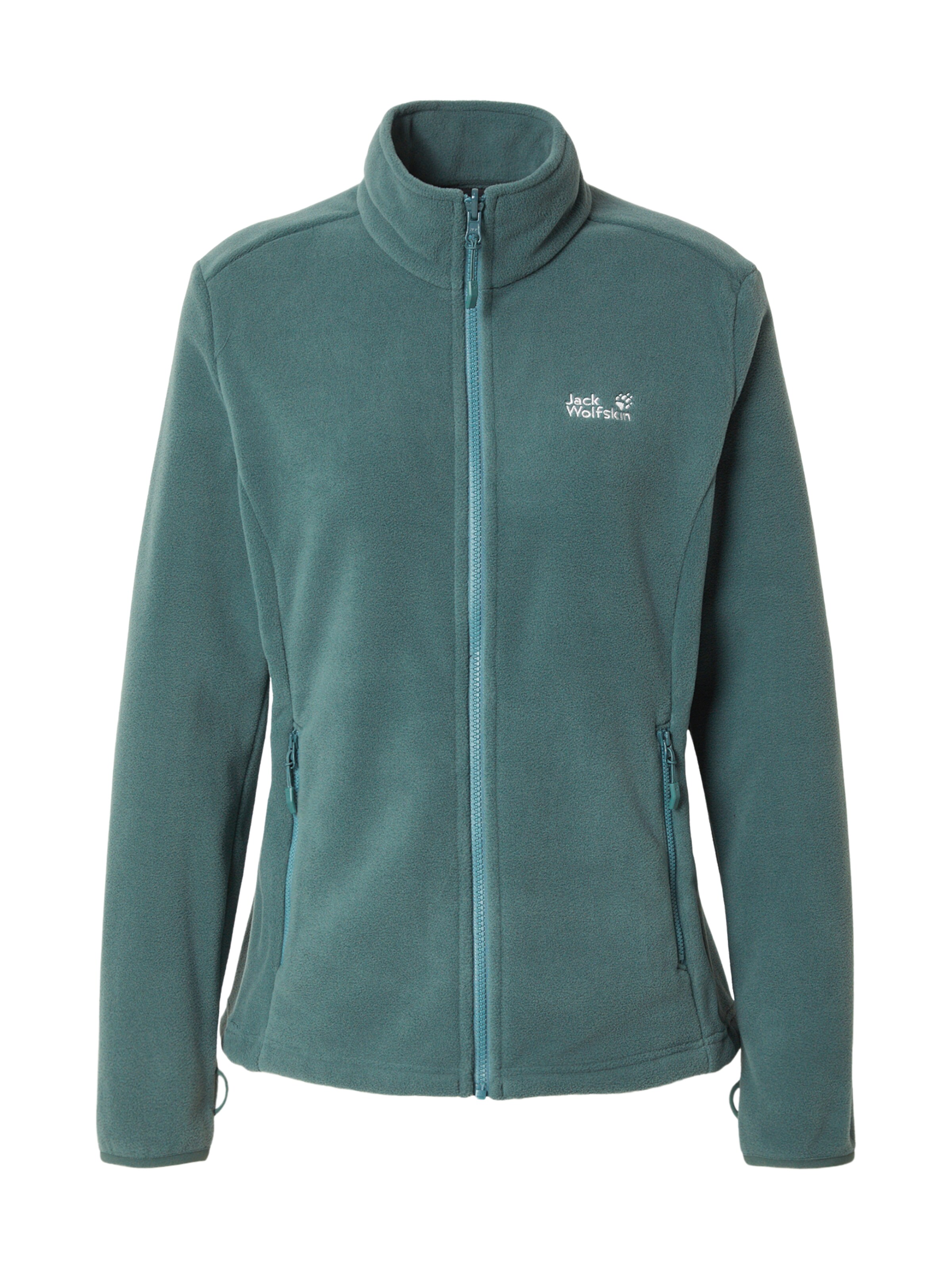 JACK WOLFSKIN Bluza polarowa funkcyjna 'Taunus 200' w kolorze zielony: przód