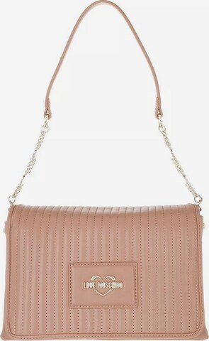 MOSCHINO Shoulder Bag in Pink: front