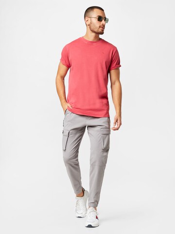 HOLLISTER - Tapered Calças cargo 'SHARKSKIN' em cinzento