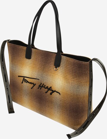 TOMMY HILFIGER Torba shopper w kolorze brązowy