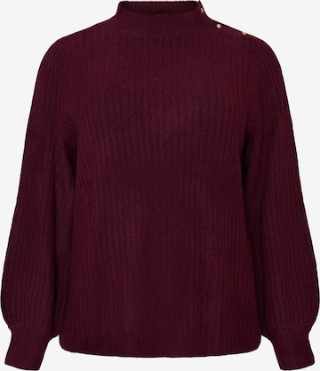 Pullover 'Cacomfy' di Zizzi in rosso: frontale