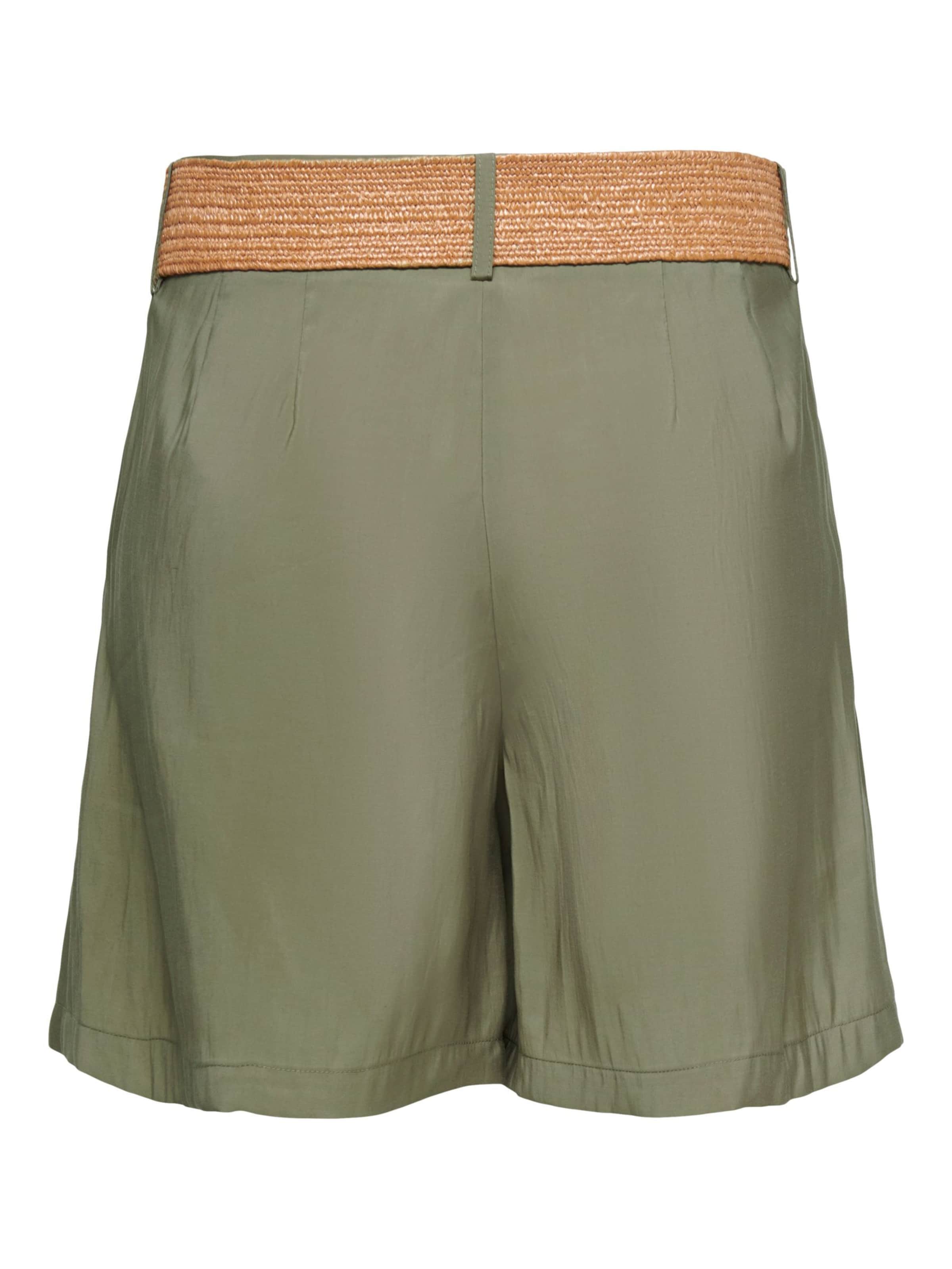 ONLY Regular Pleat-front trousers 'ONLIbiza' in Green