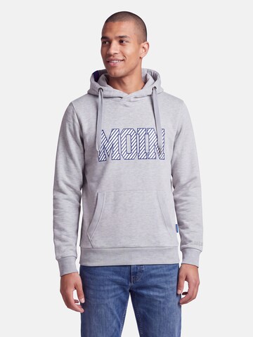 salzhaut Sweatshirt 'Heff' in Grau: Vorderseite