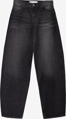 Jean Bershka en noir : devant
