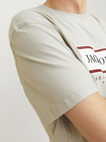 JACK & JONES T-Shirt 'JORFrederiksberg' in Grau