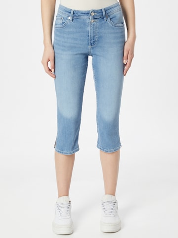 s.Oliver Slimfit Jeans in Blauw: voorkant