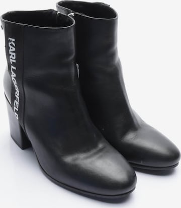 Karl Lagerfeld Stiefeletten 38 in Schwarz: Vorderseite