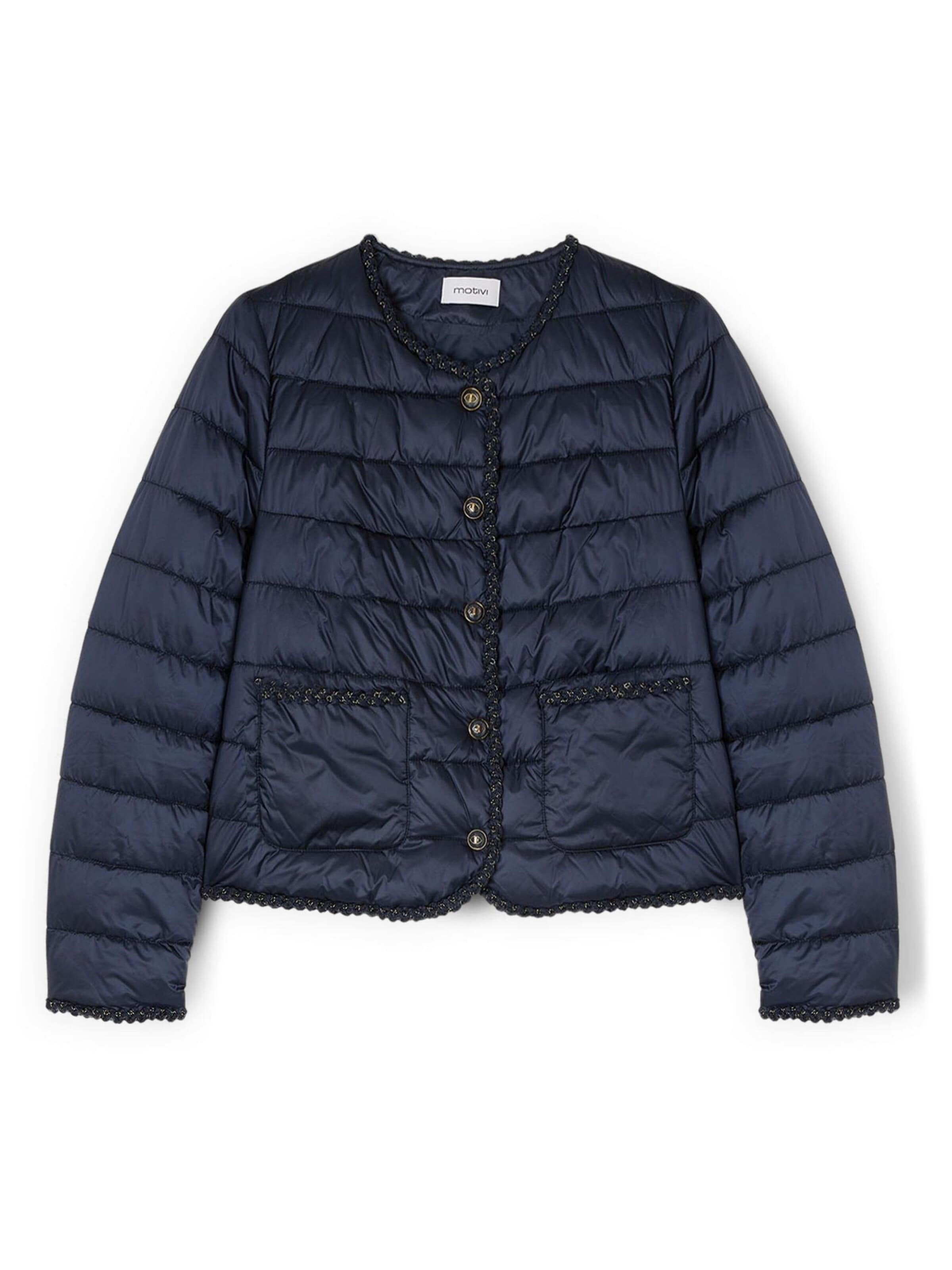 Veste d’hiver MOTIVI en bleu : devant