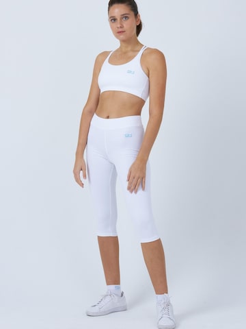 SPORTKIND Leggings '3/4 Leggings'‌‌‌‌‌ in Weiß: Vorderseite
