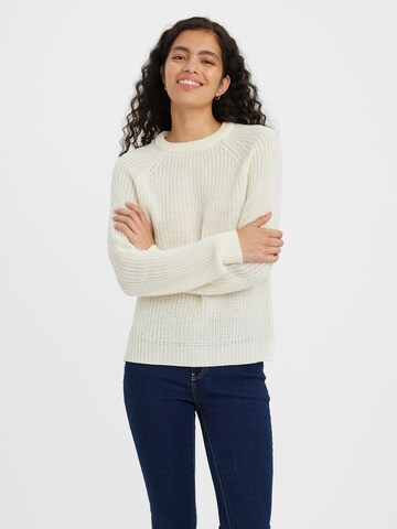 VERO MODA - Pullover 'LEA' em bege: frente