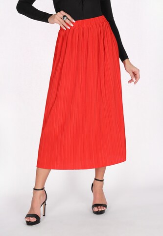 faina Skirt in Red: front