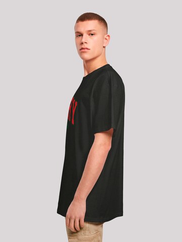 F4NT4STIC Shirt 'Merry Christmas' in Black