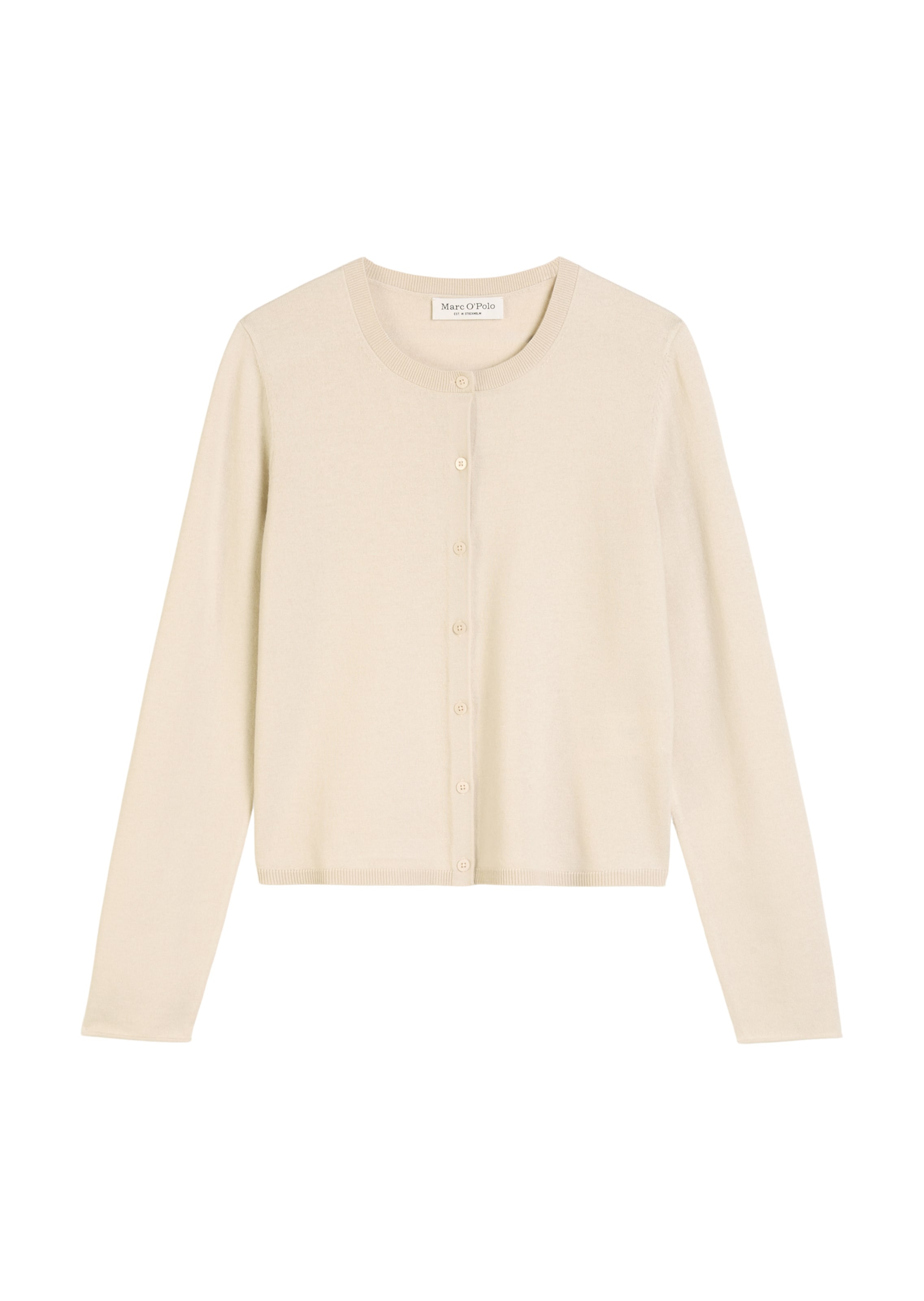 Marc O'Polo Knit cardigan in Beige: front