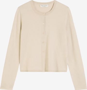 Cardigan Marc O'Polo en beige : devant