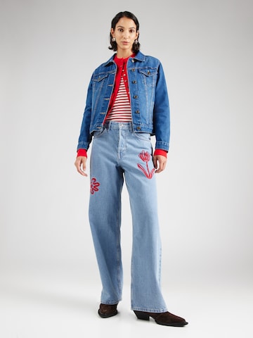 Pepe Jeans Přechodná bunda – modrá