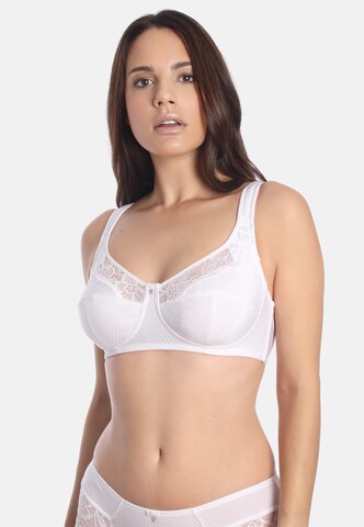 Invisible Soutien-gorge 'INDIAN SUMMER' sassa en blanc : devant