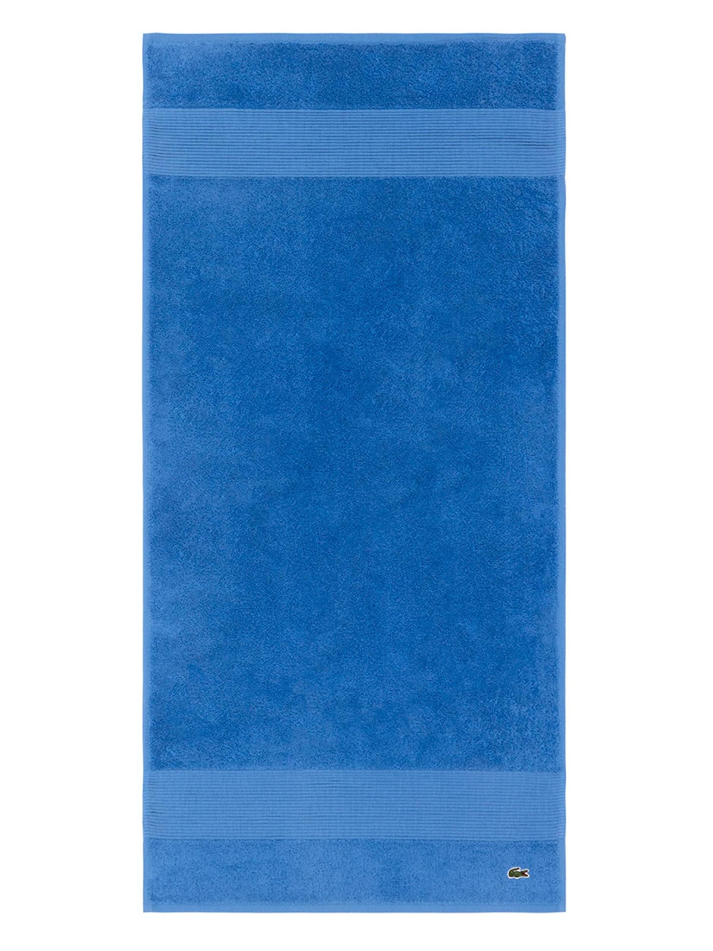 LACOSTE Handtuch 'LLECROCO'‌ in Blau: Vorderseite