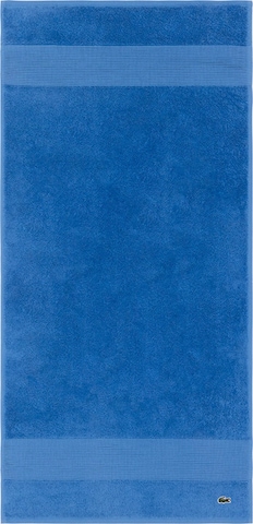 LACOSTE Handtuch 'LLECROCO' in Blau: Vorderseite