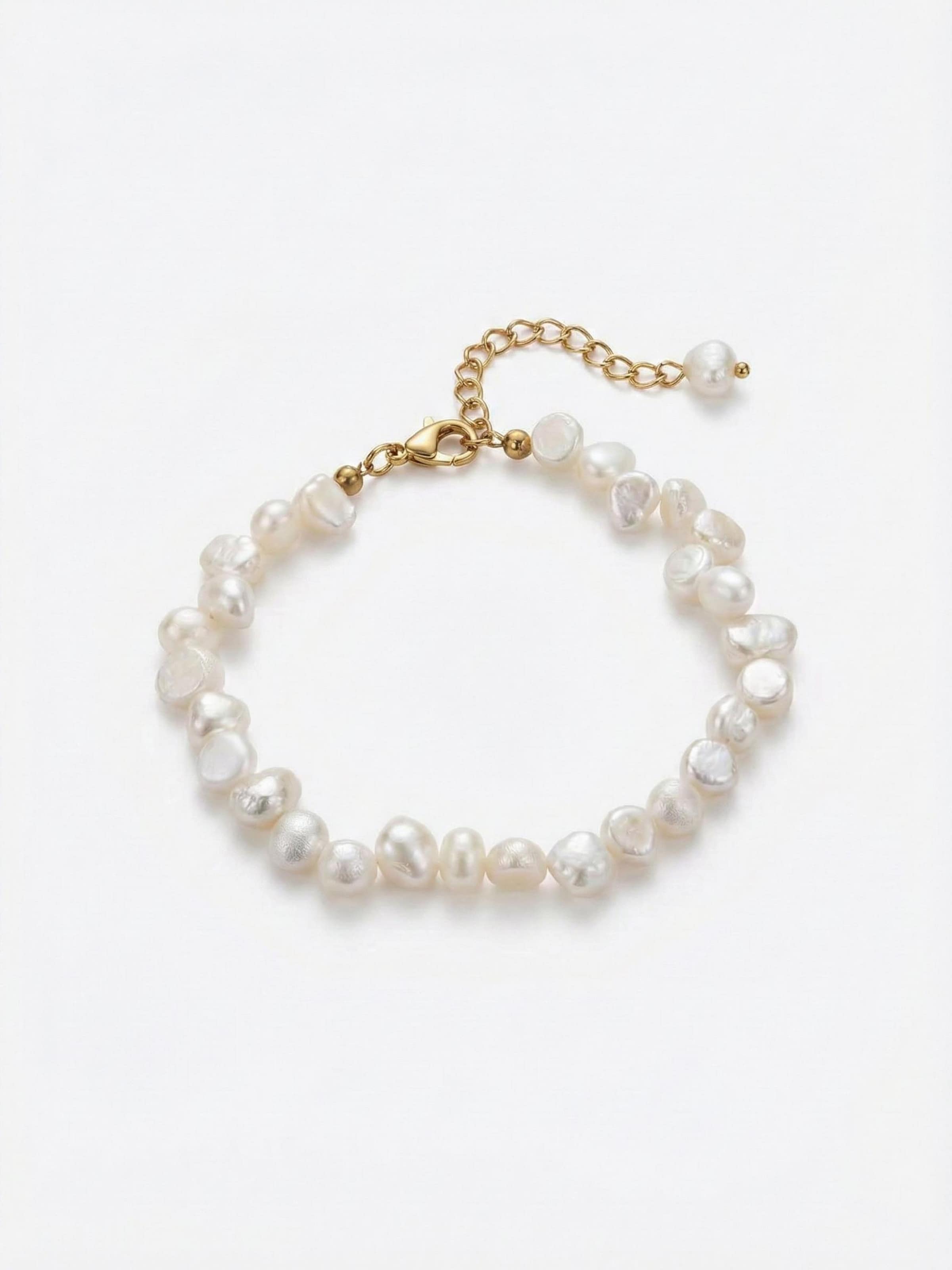 Nemomatheo Bracelet 'Pure Pearl Harmony' in White: front