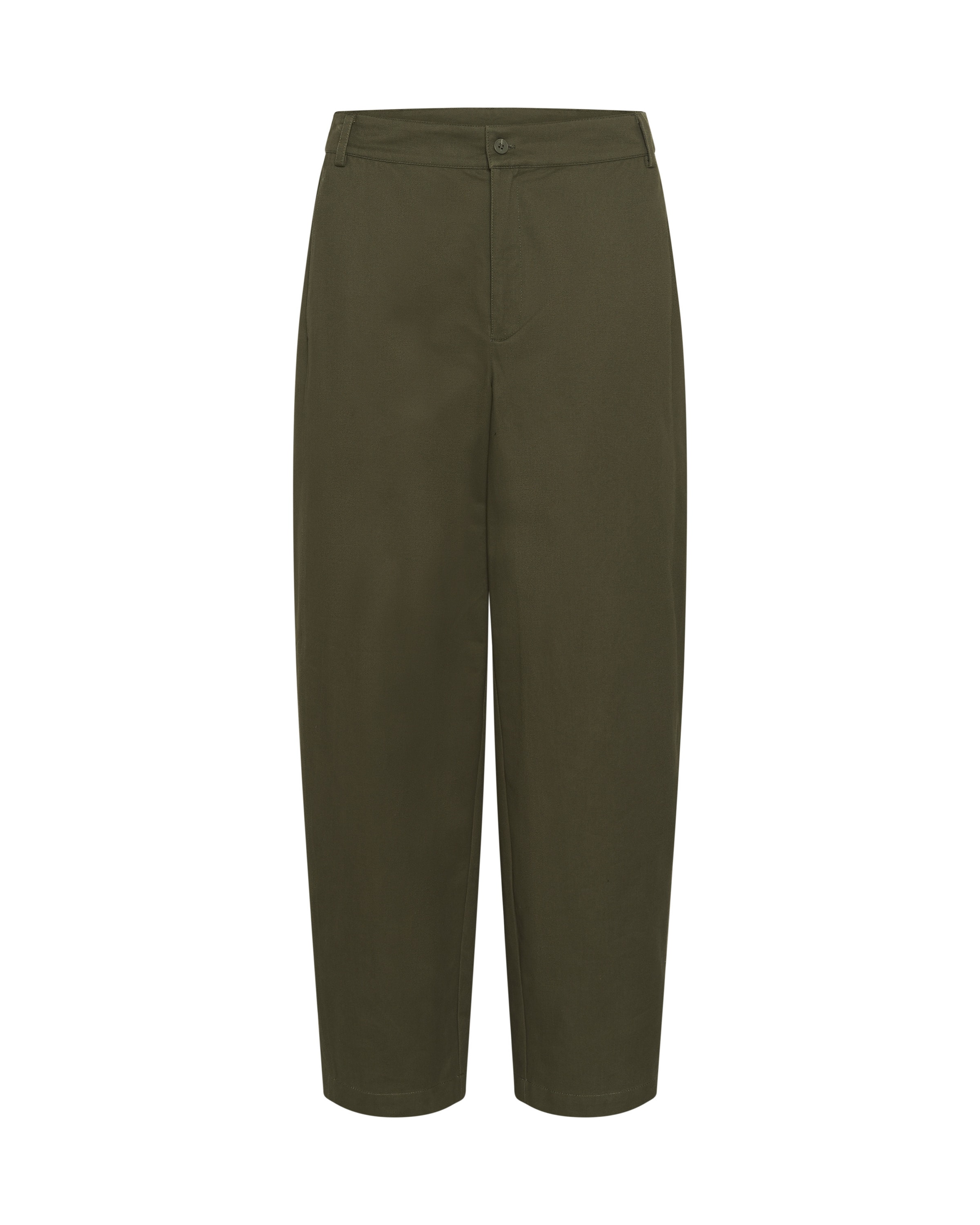 My Essential Wardrobe Pants in Green: front