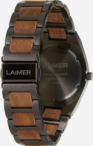 LAiMER Analog Watch in Brown