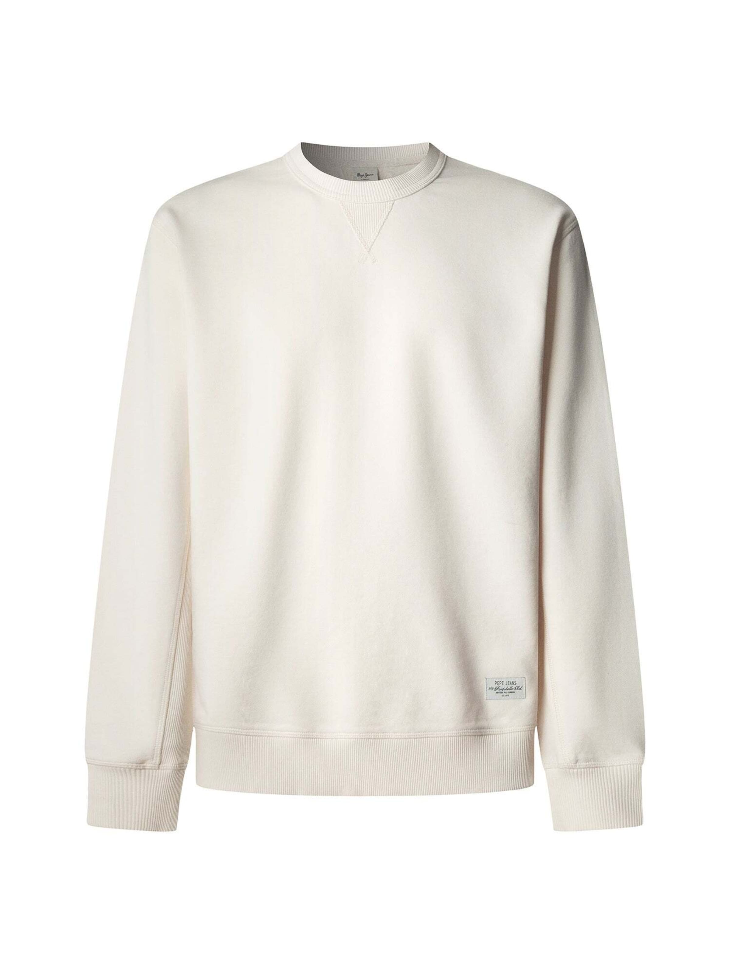 Felpa 'Jasper' di Pepe Jeans in bianco: frontale