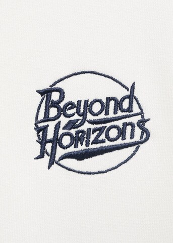 MANGO TEEN Sweatshirt 'Beyond' in Weiß