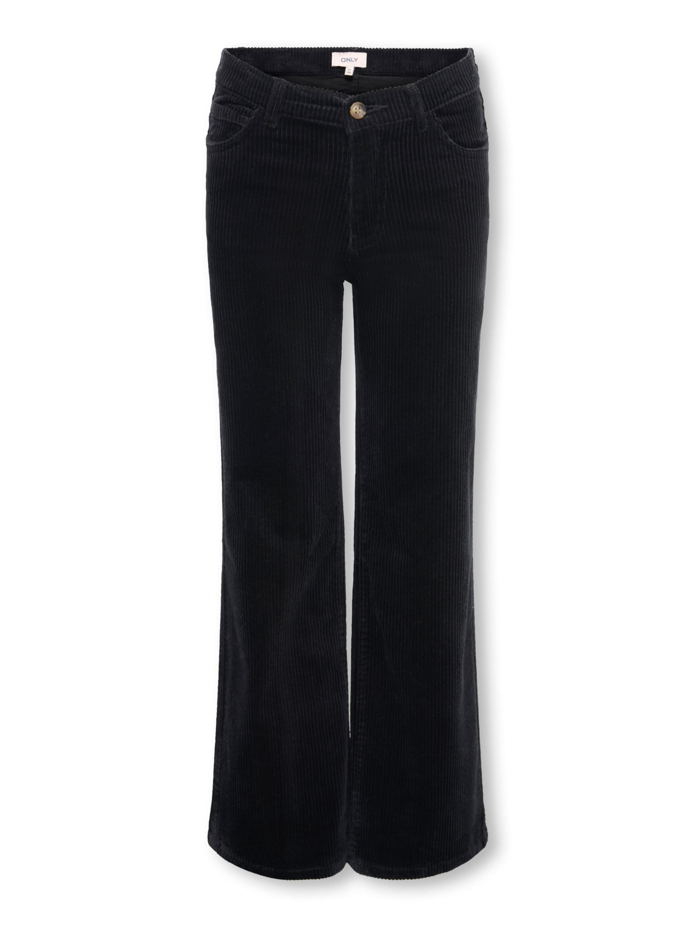 ONLY GIRLS Flared Bukser 'KOGELLA' i sort: forside