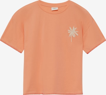T-Shirt s.Oliver en orange : devant