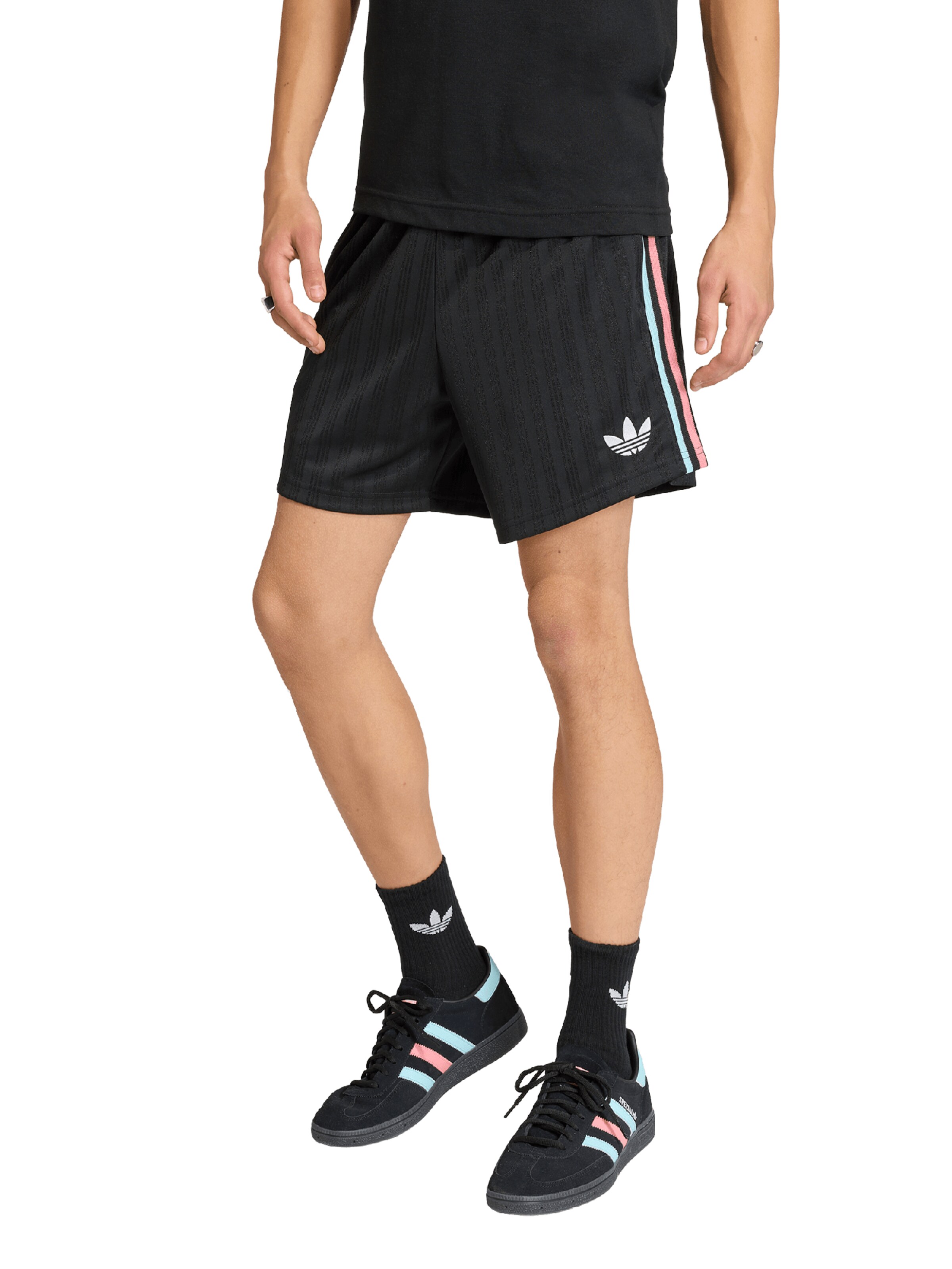 ADIDAS PERFORMANCE Regular Workout Pants 'RBFA' in Black: front