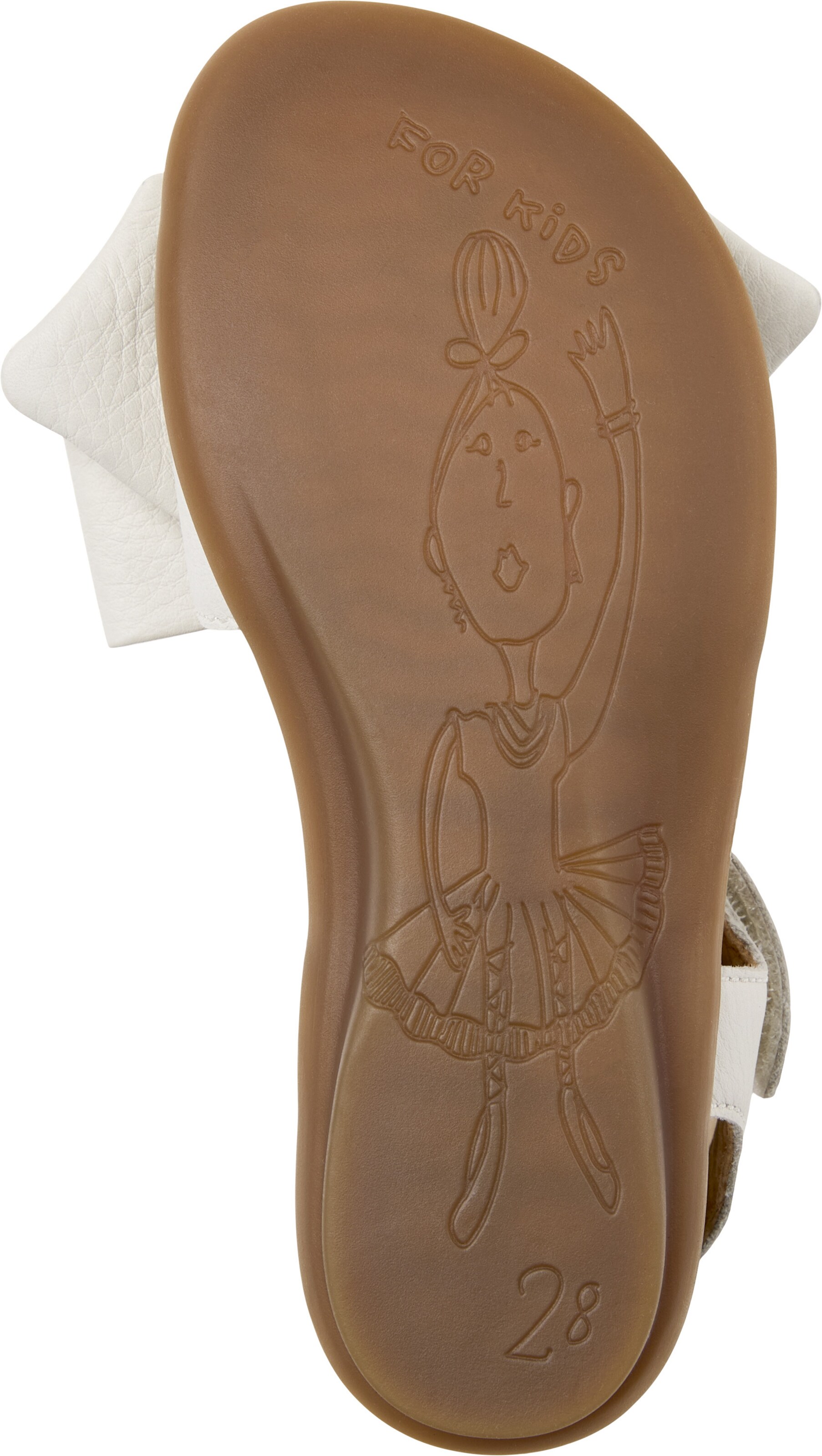 Sandalo 'Right' di CAMPER in bianco