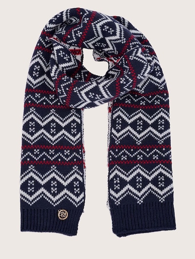 Sciarpa 'Snow' Camomilla Italia di colore navy / rosso / bianco, Visualizzazione prodotti
