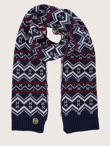 Camomilla Sjaal 'Snow' in Blauw: voorkant