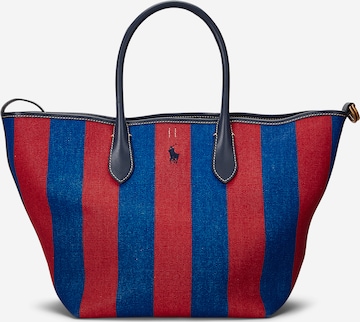 Cabas Polo Ralph Lauren en bleu : devant