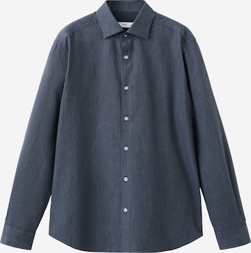 Cămașă 'Ares' de la MANGO MAN pe albastru: față
