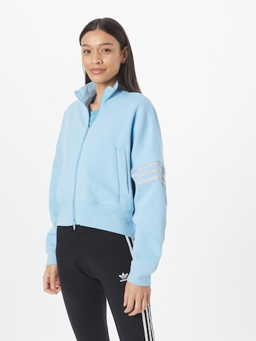 Veste de survêtement 'Adicolor Neuclassics' ADIDAS ORIGINALS en bleu : devant