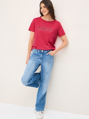Maglietta 'Adore' di CECIL in rosso