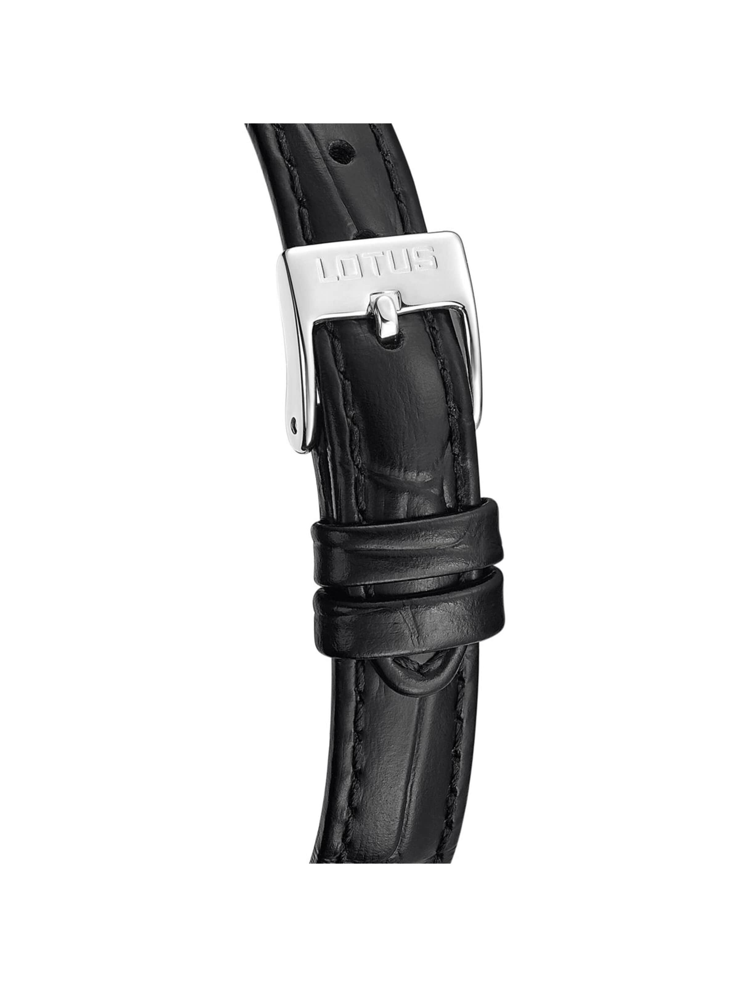 Lotus Analog Watch in Black