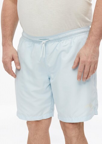 s.Oliver Men Big Sizes Zwemshorts in Blauw