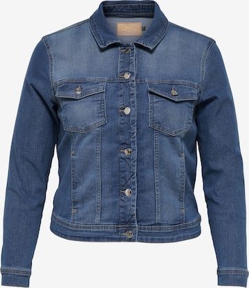 ONLY Carmakoma Between-Season Jacket 'Wespa' in Blue: front