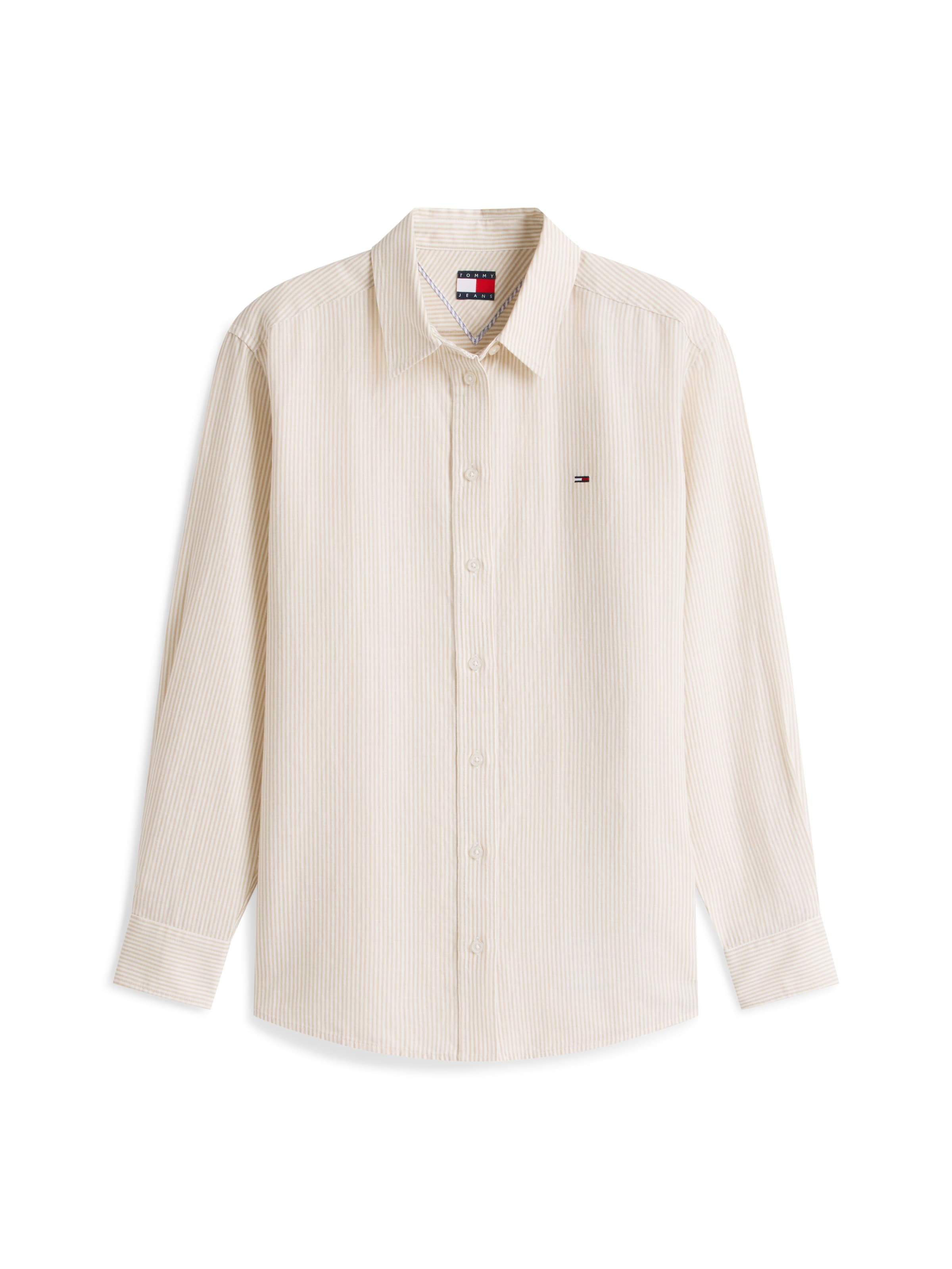 Chemisier Tommy Jeans en beige : devant